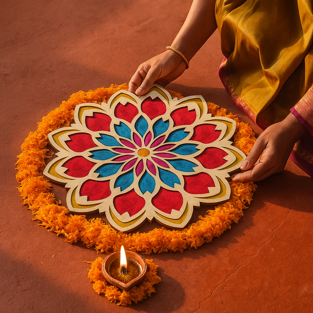 MDF Rangoli Designs